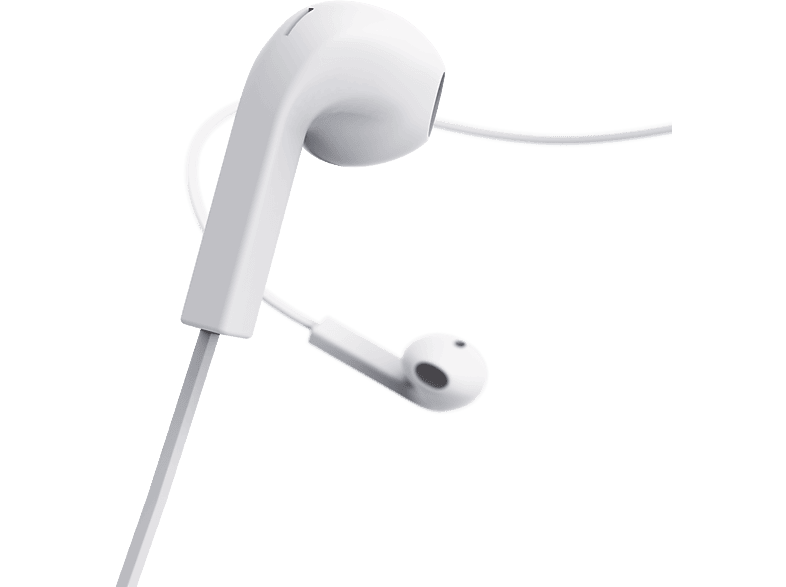 Hama Kopfhörer "Advance", Earbuds, Mikrofon, Flachbandkabel, weiß — Foto 2 von 5