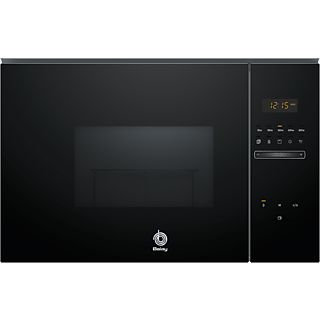 Microondas integrable - Balay 3CG5172N2, 800 W, 5 niveles, 20 l, Negro