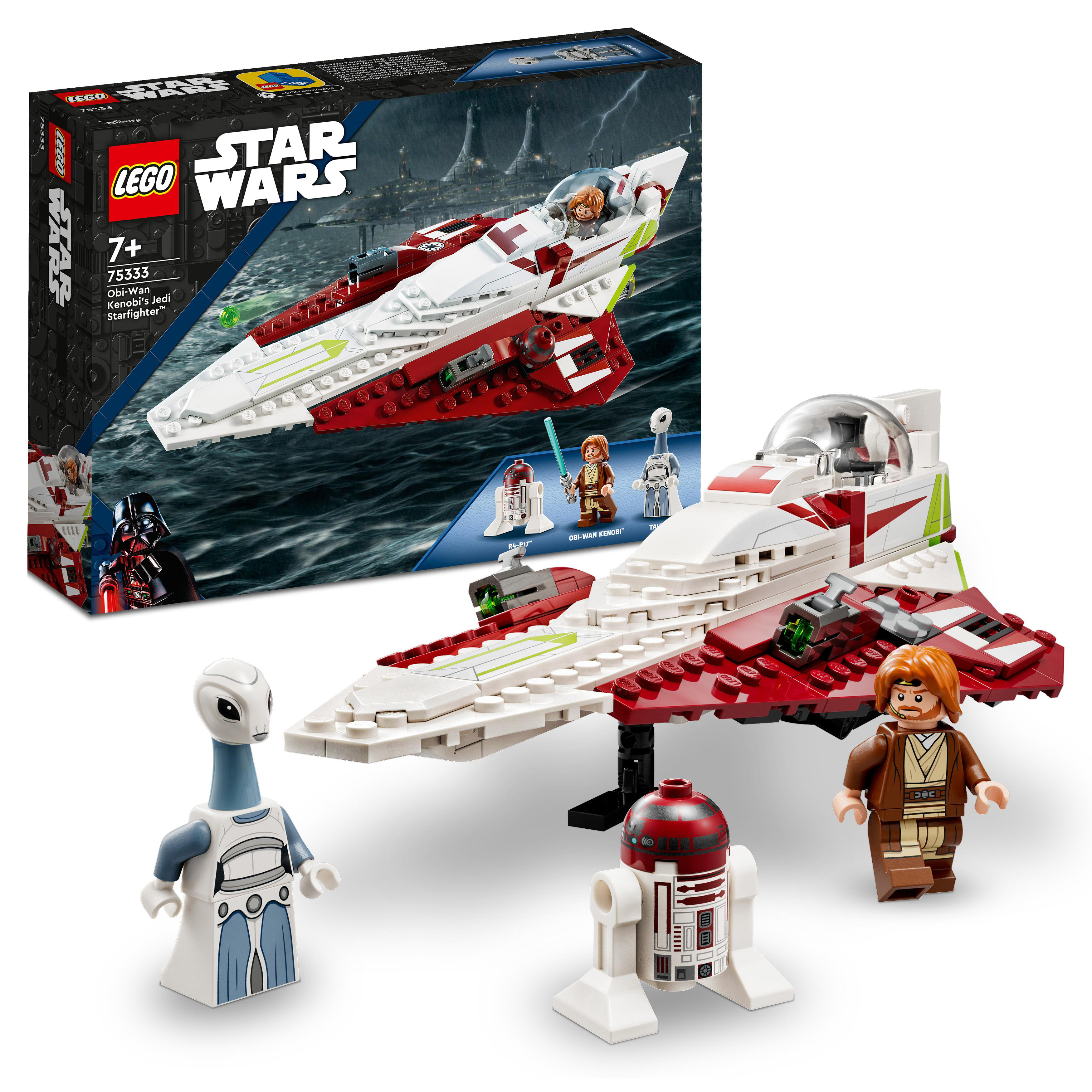 LEGO Star Wars 75333 Obi-Wan Starfighter™ Kenobis Jedi Mehrfarbig Bausatz