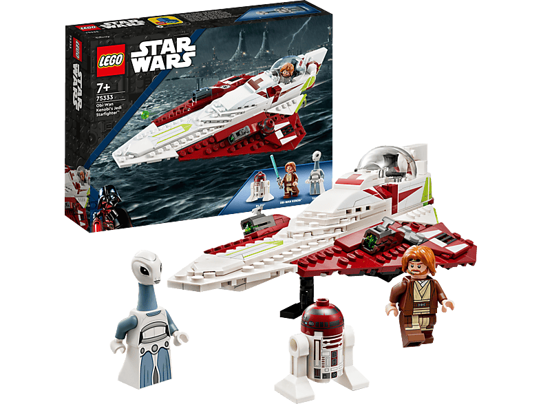 LEGO Star Wars 75333 Obi-Wan Kenobis Jedi Starfighter™  Bausatz, Mehrfarbig