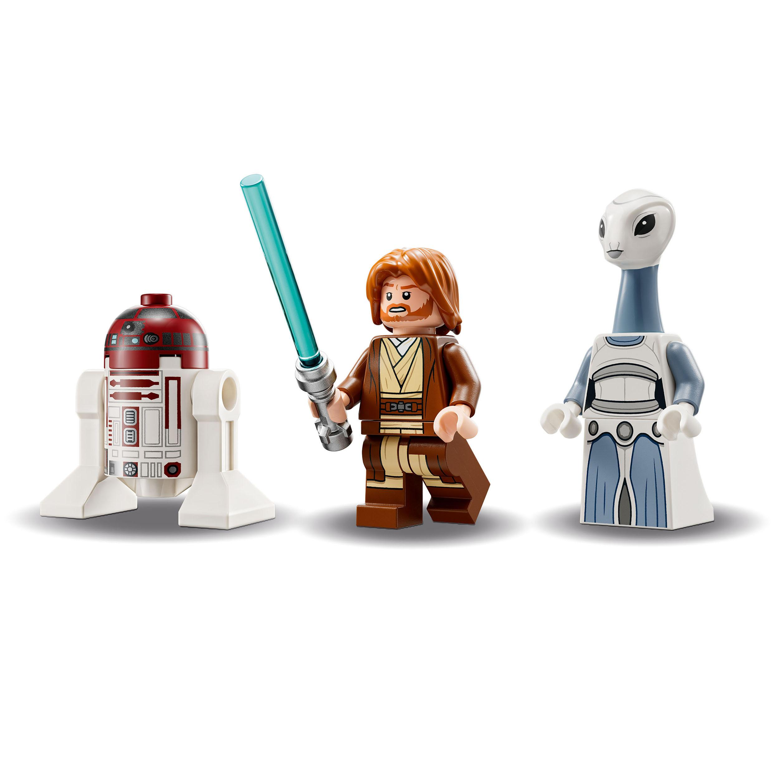 LEGO Star Bausatz, Kenobis 75333 Wars Starfighter™ Jedi Obi-Wan Mehrfarbig