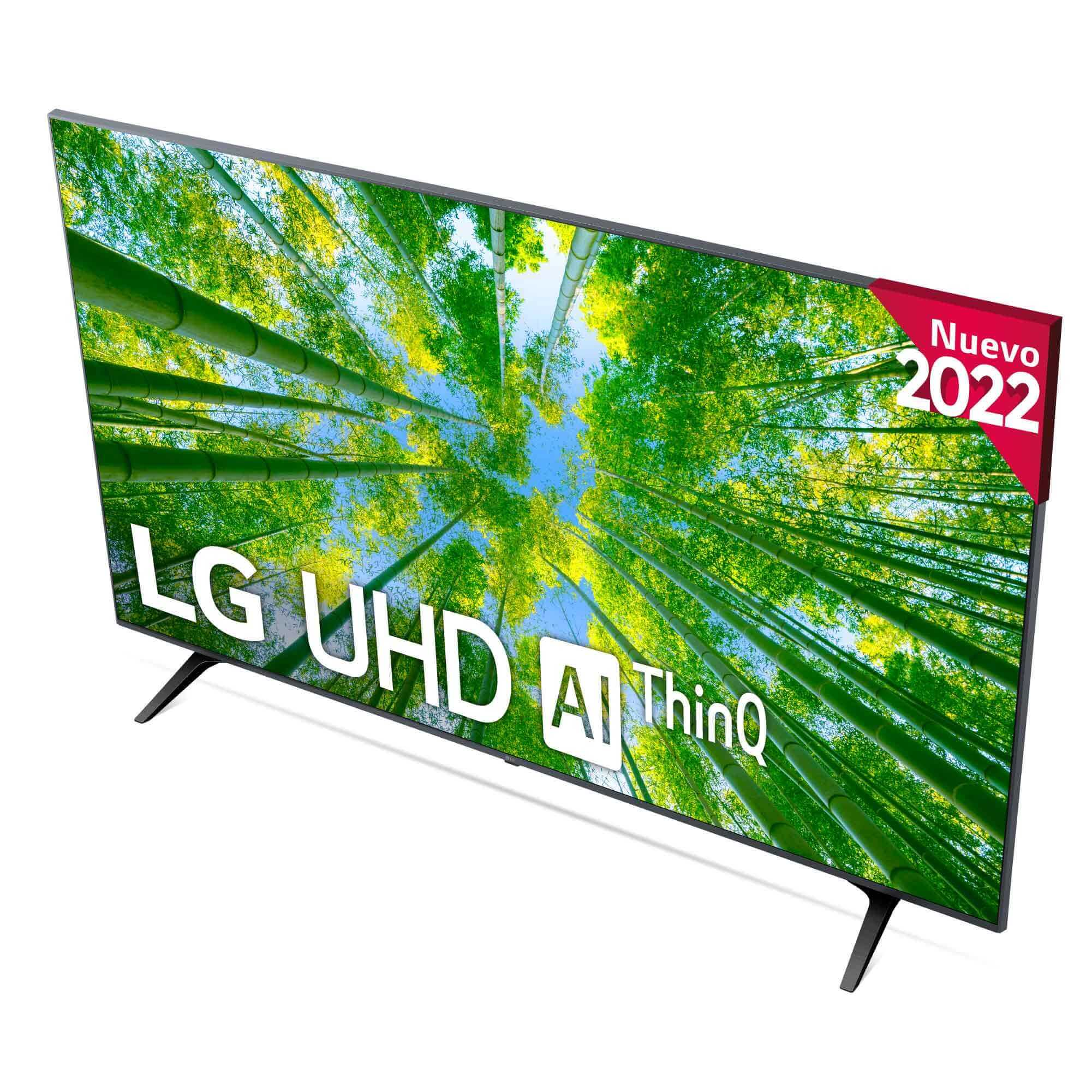 TV LED 50" - LG 50UQ80006LB, UHD 4K, Procesador α5 Gen5 AI Processor 4K, TDT2, Calibración TV incluida, Negro