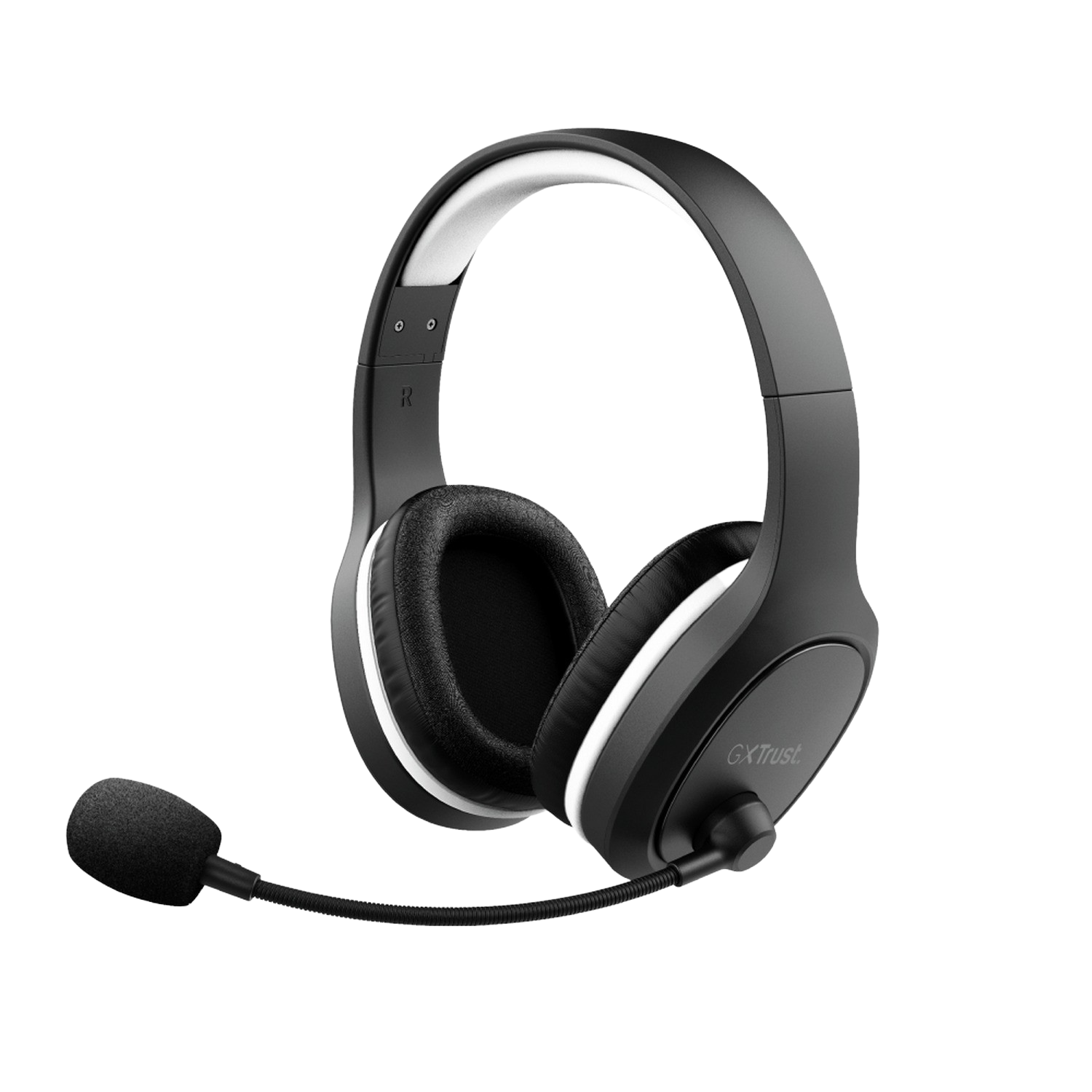 Auriculares gaming - Trust GXT391, De diadema, Inalámbricos, Hasta 13 horas, Multiplataforma, Micrófono, Negro