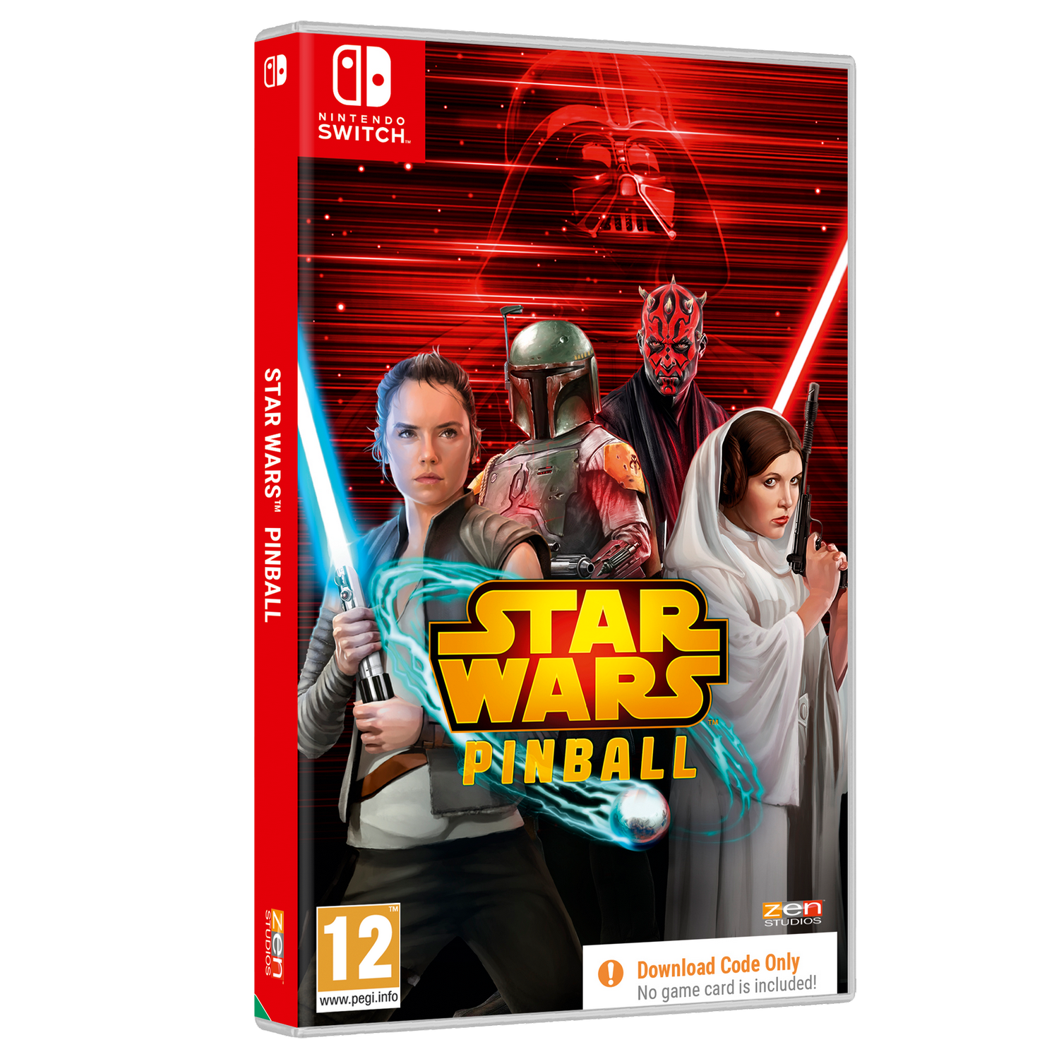 Star Wars Pinball in box nintendo switch cib descarga