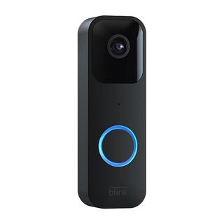 REACONDICIONADO B: Videotimbre - Amazon Blink Video Doorbell, Inalámbrico, HD, Alexa integrada, Visión nocturna, Audio bidireccional, Negro