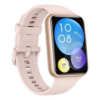 HUAWEI Watch Fit 2 - Active Edition - Smartwatch (130 - 210 mm, silicone, Sakura Pink/Gold)