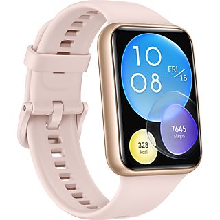HUAWEI Watch Fit 2 - Active Edition - Smartwatch (130 - 210 mm, Silicone, Sakura Pink/Gold)