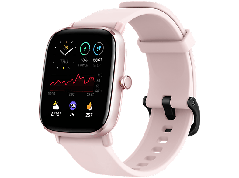 Smartwatch | GTS 2 Mini Flamingo 20 mm, 1.55" AMOLED, Aleación de y Android, Rosa