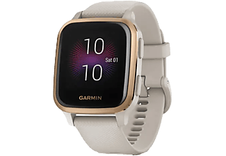 GARMIN Venu Sq Music Edition GPS Smartwatch - Beige/Guld