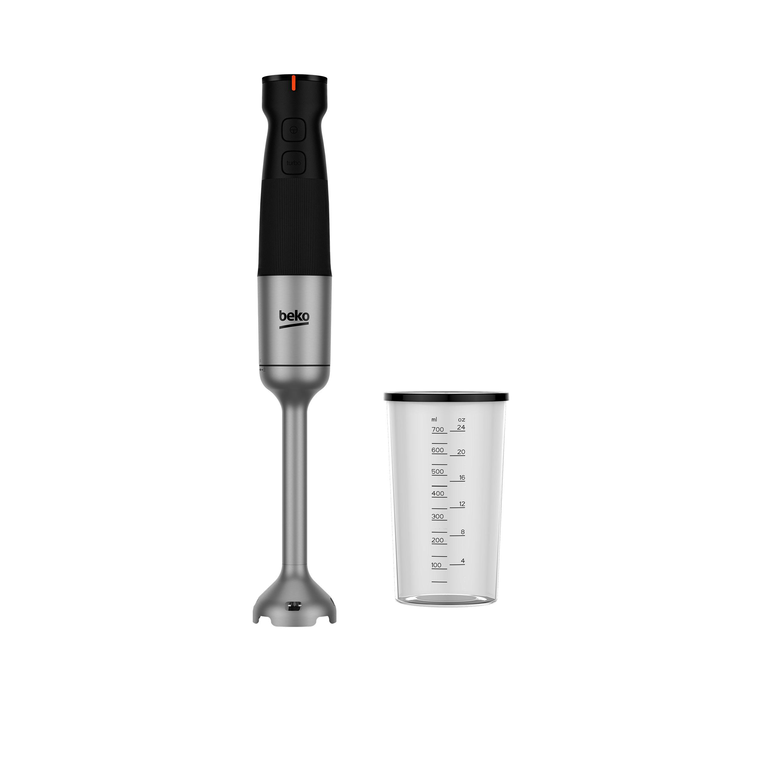 BEKO HBA81762BX Stabmixer Edelstahl/Schwarz (750 Watt, 1 l)