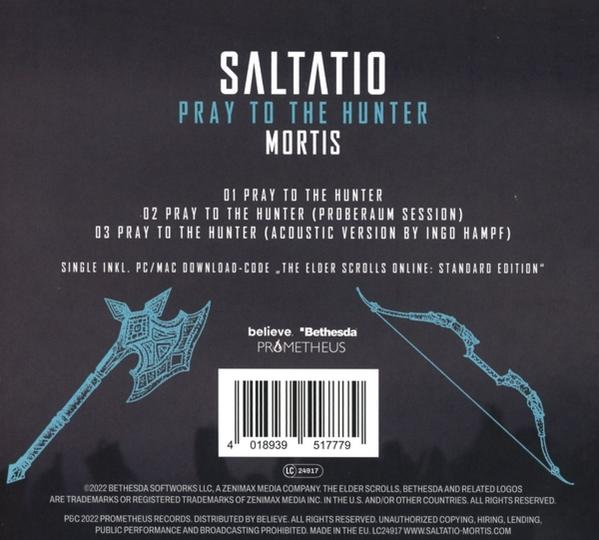 CD-Cover mit Text eines Musikalbums, mit einer Schwert- und Pfeil- und Bogen-Grafik.