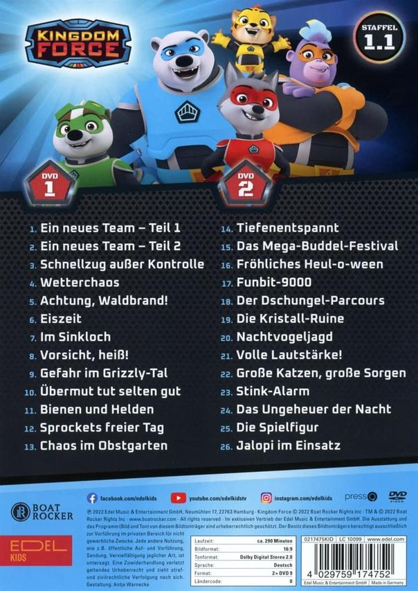 Kingdom Force Staffel 1.1 DVD