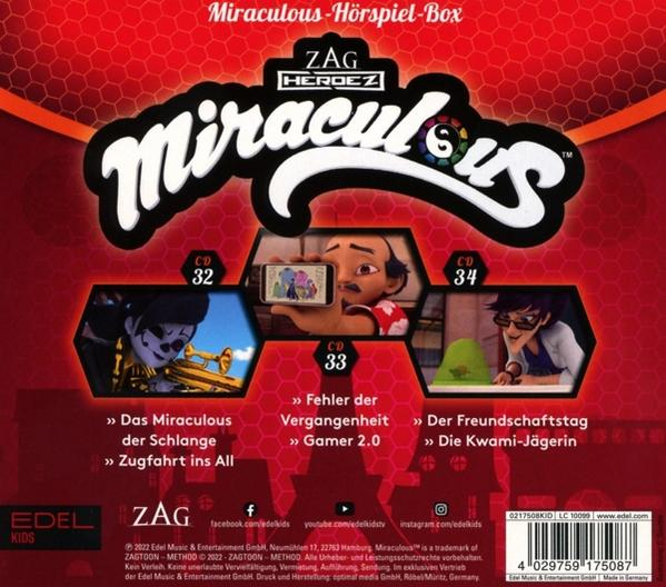 Miraculous - Hörspiel-Box,Folge 32-34  - (CD)
