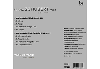 Yasuyo Yano - Schubert Fortepiano Sonatas  - (CD)