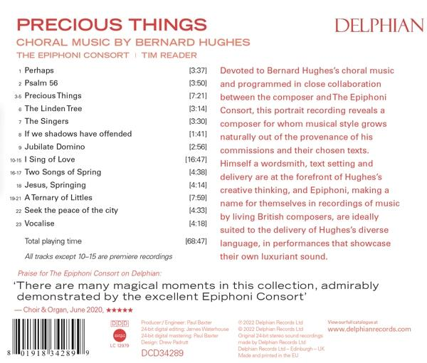 Tim/the Epiphoni Consort Reader - Precious Things  - (CD)