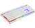 DELTACO GAMING WK75 RGB-tangentbord, 105 tangenter, nordisk layout, membranbrytare, LED belysning - Vit