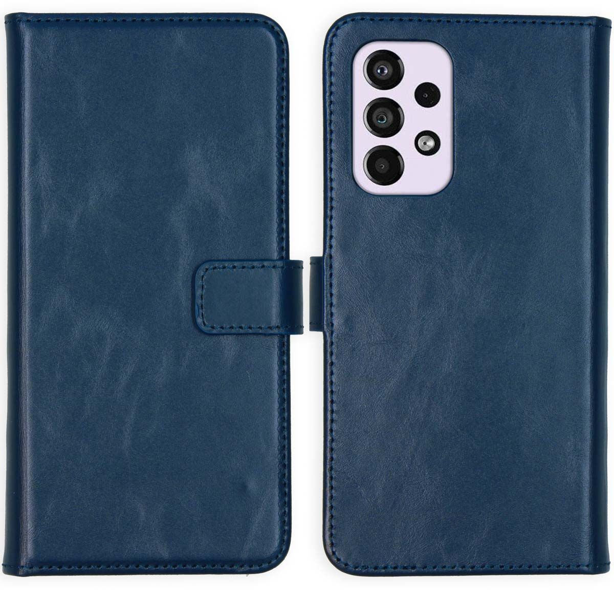 SELENCIA Flipcover Galaxy A33 Bleu foncé (SH00047540)