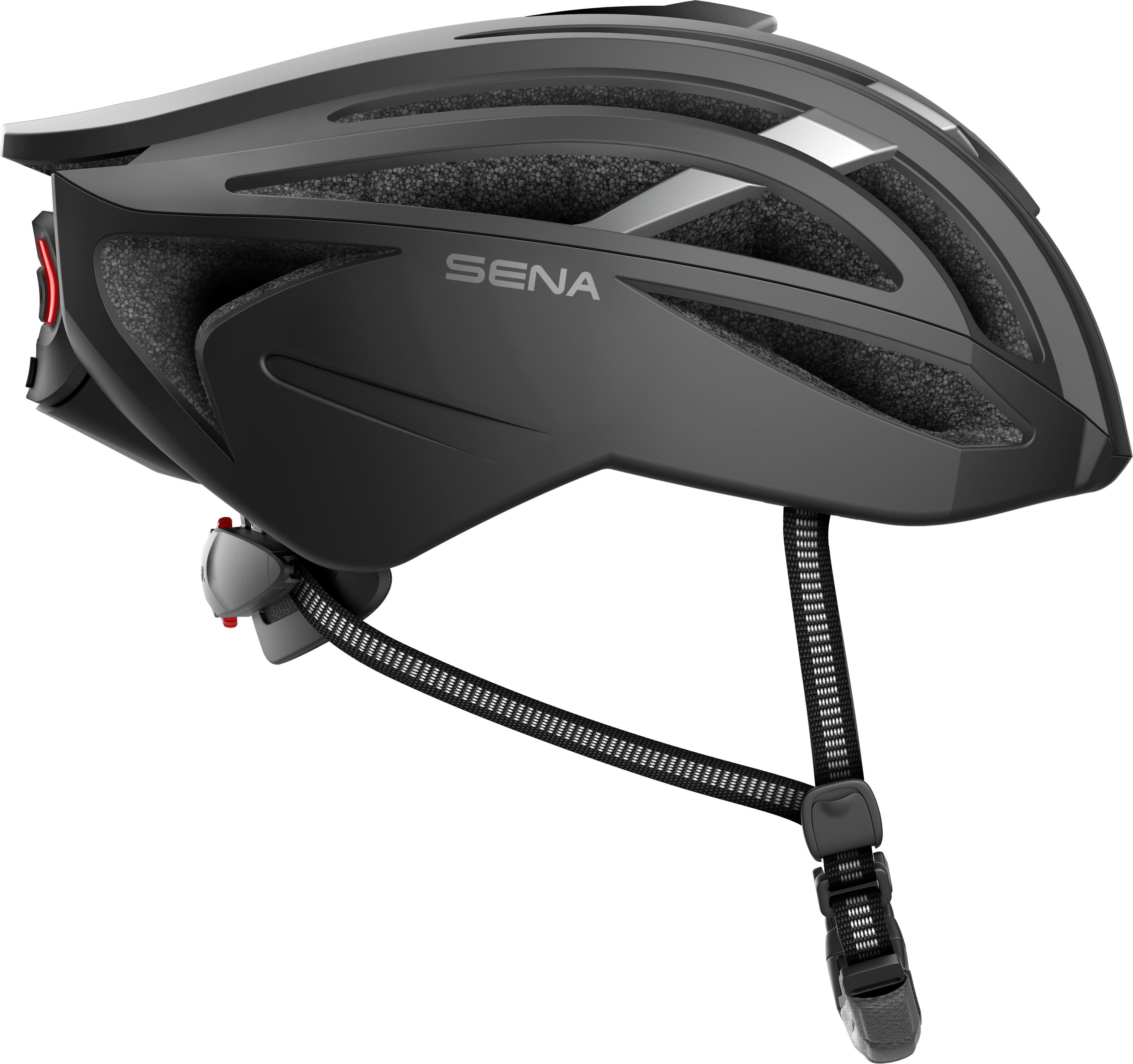 SENA Sena R2 Rennrad Smart Helm- Matt Black - Größe M (Fahrradhelm, Matt Black)