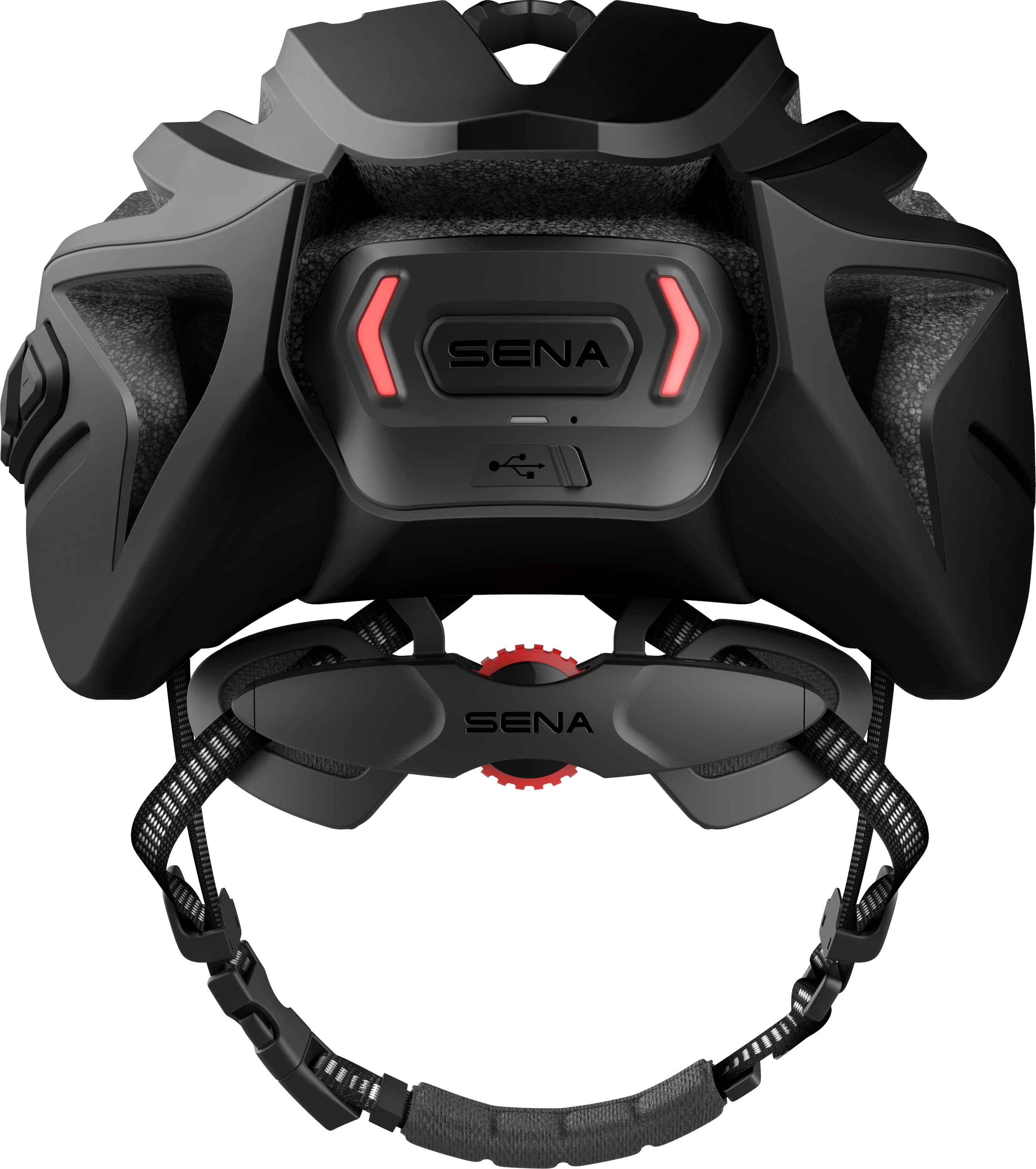 SENA Sena R2 Rennrad Smart Helm- Matt Black - Größe M (Fahrradhelm, Matt Black)