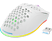 DELTACO GAMING White Line WM80 Ultralätt Trådlös  Gamingmus med RGB