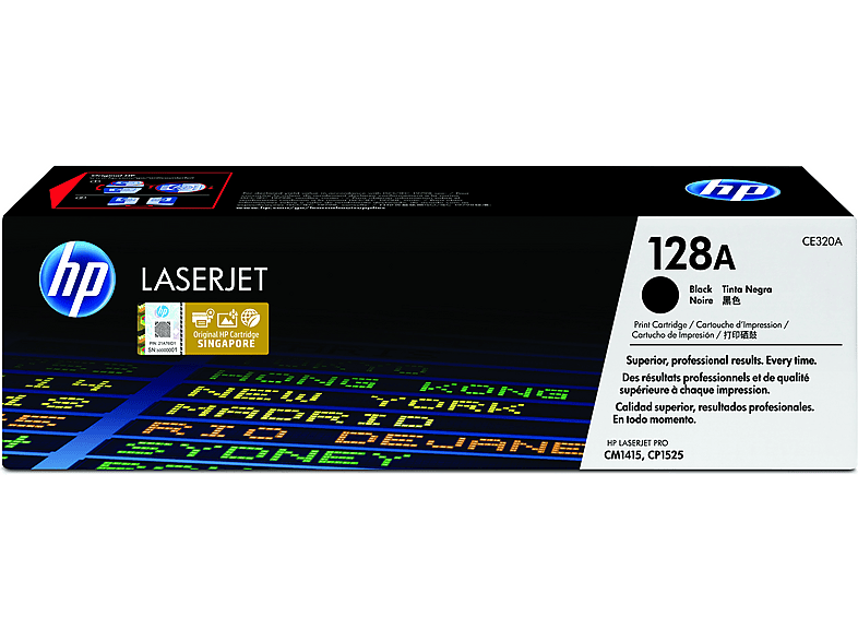 HP CE320A Cartridge black 128A; Original-Kartusche