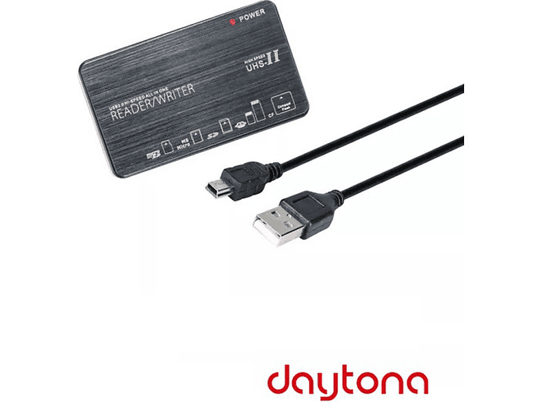 DAYTONA HT-09A  All In One USB 2.0 Kart Okuyucu Hub Siyah_1