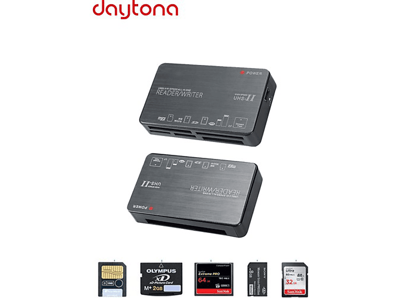 DAYTONA HT-09A  All In One USB 2.0 Kart Okuyucu Hub Siyah_2