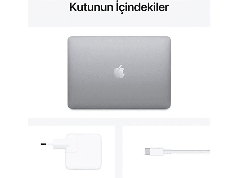 APPLE Z1240009K/ Mac Air/ M1/ 16GB RAM / 256GB SSD/ 13.3 inç/ Uzay Grisi_5