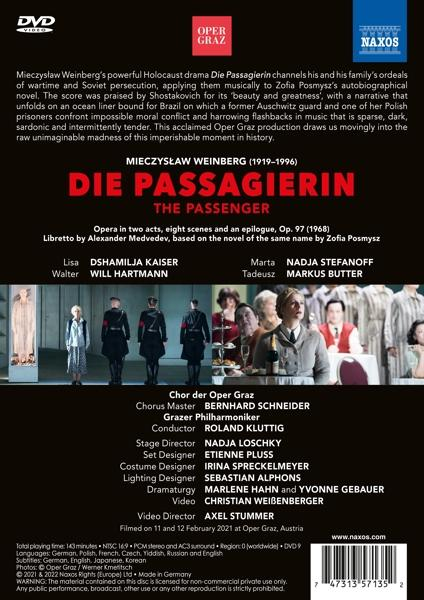 Stefanoff/Kaiser/Hartmann/Kluttig/Grazer Philharm. - Die Passagierin - (DVD)