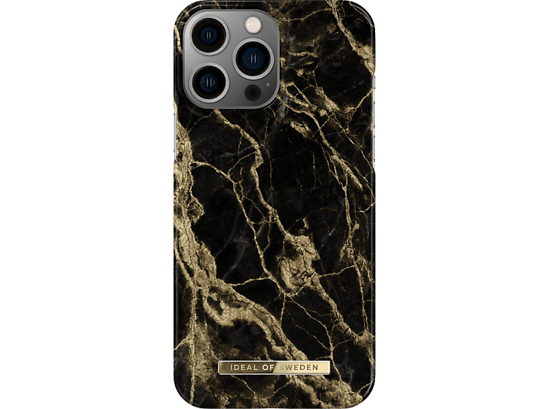 iDeal of Sweden Fashion Backcover iPhone 13 Pro Max hoesje - Golden Smoke Marble