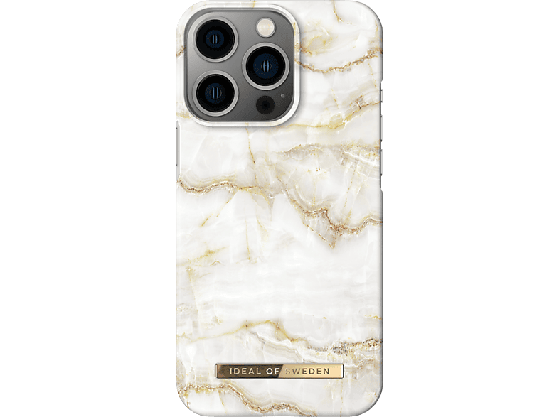 iDeal of Sweden Fashion Backcover iPhone 13 Pro hoesje - Golden Pearl Marble