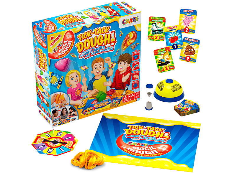 Thumbnail - CRAZE Tick Tack Dough Kinderspiel Mehrfarbig