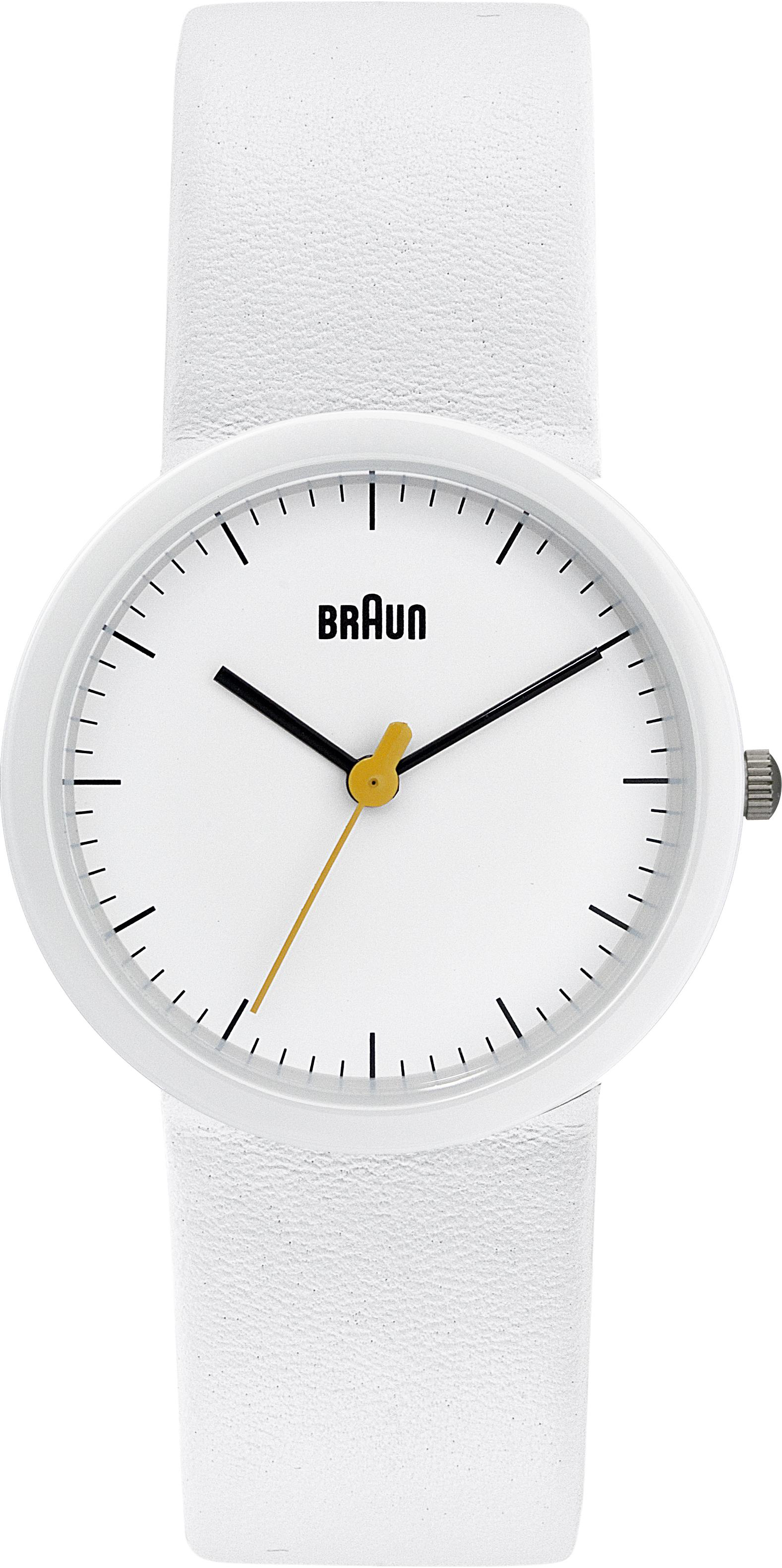 BRAUN BN0021WHWHWHL(CB) Armbanduhr Armbanduhr Weiß kaufen SATURN