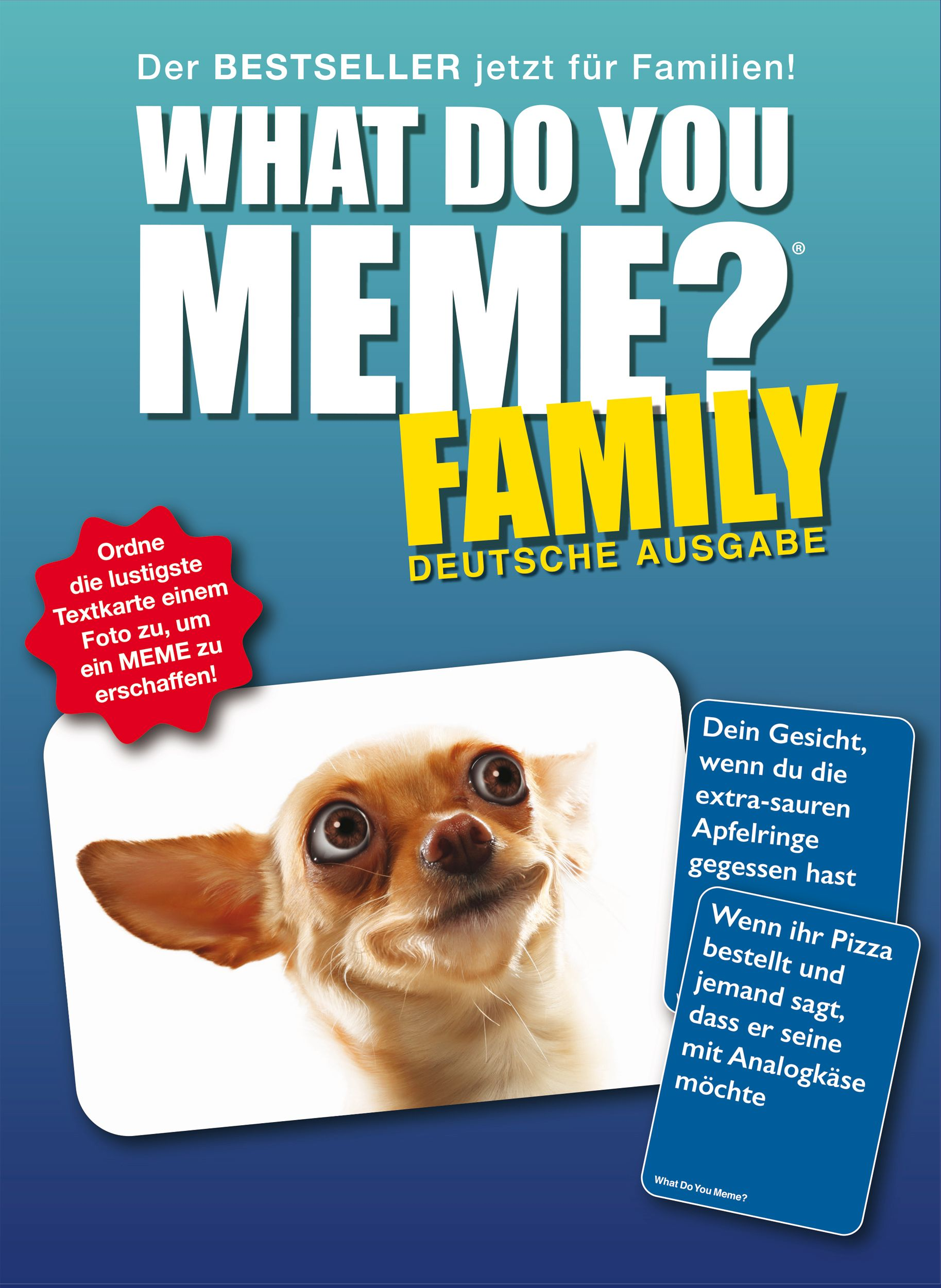 HUTTER What Do You Meme - Family Edition (DE) Familienspiel Mehrfarbig