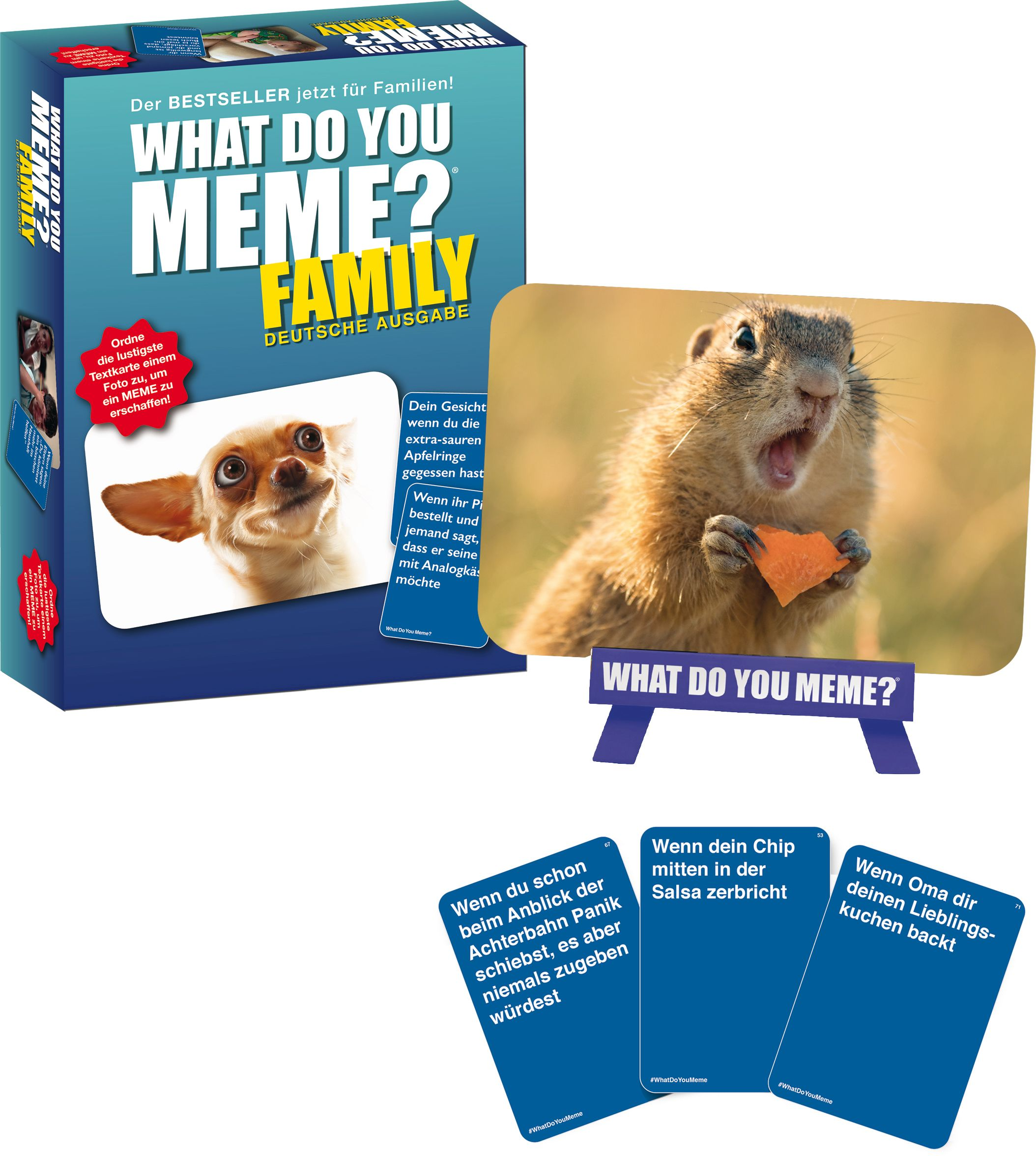 HUTTER What Do You Meme - Family Edition (DE) Familienspiel Mehrfarbig