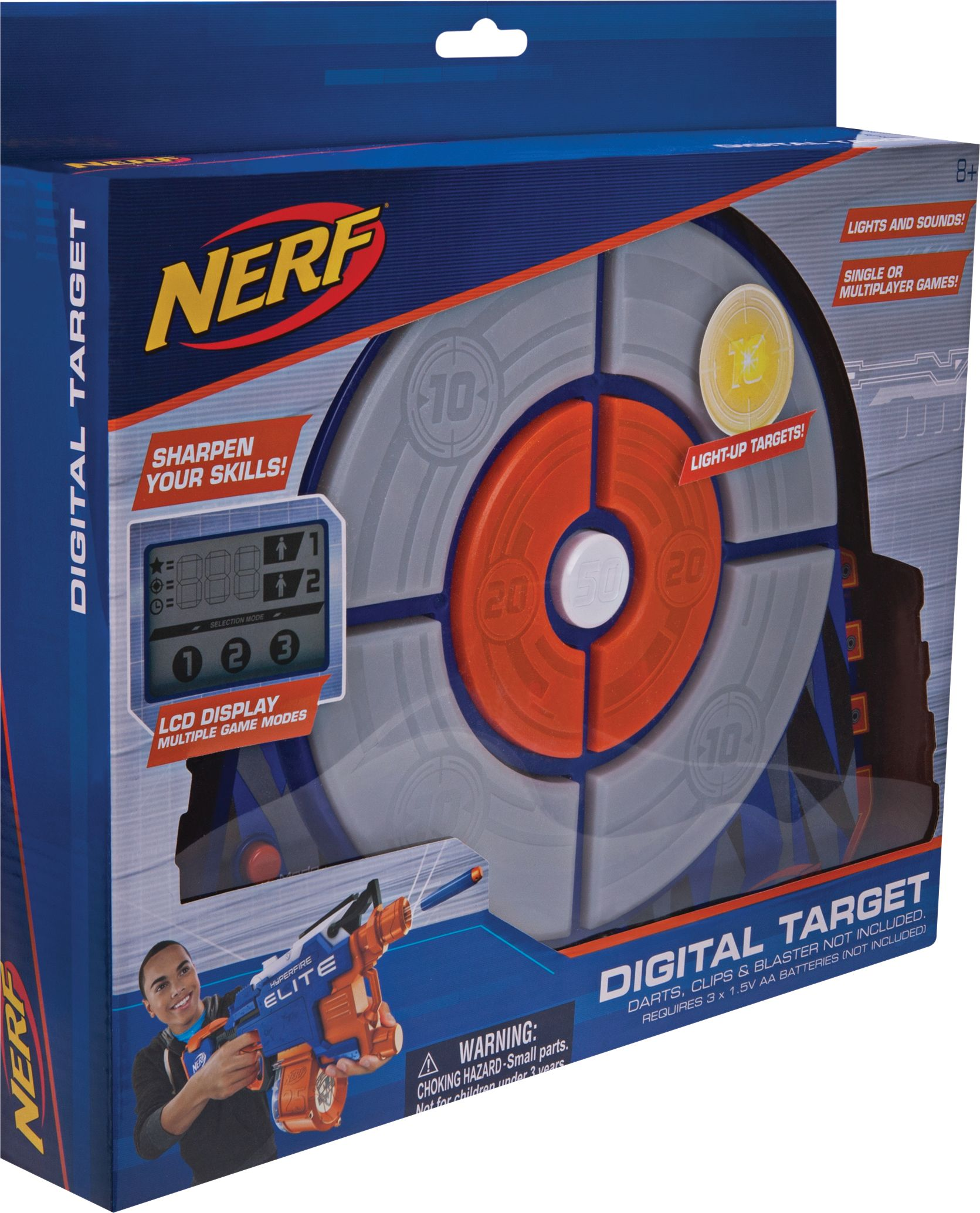 NERF Digitale Zielscheibe Zielscheibe Mehrfarbig