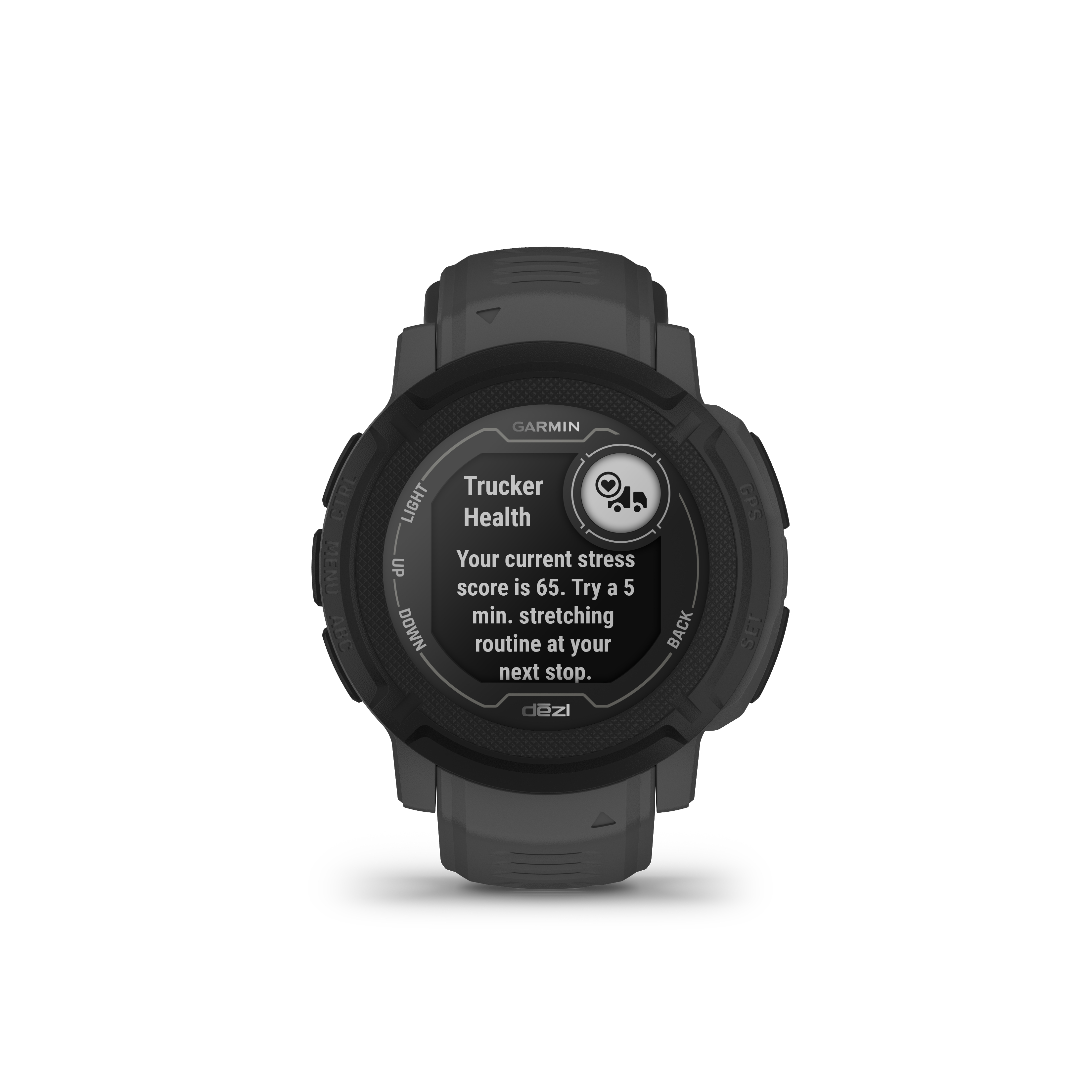 GARMIN Instinct 2 DEZL Edition Smartwatch Faserverstärktes Polymer Silikon, 135 - 230 mm, Schwarz