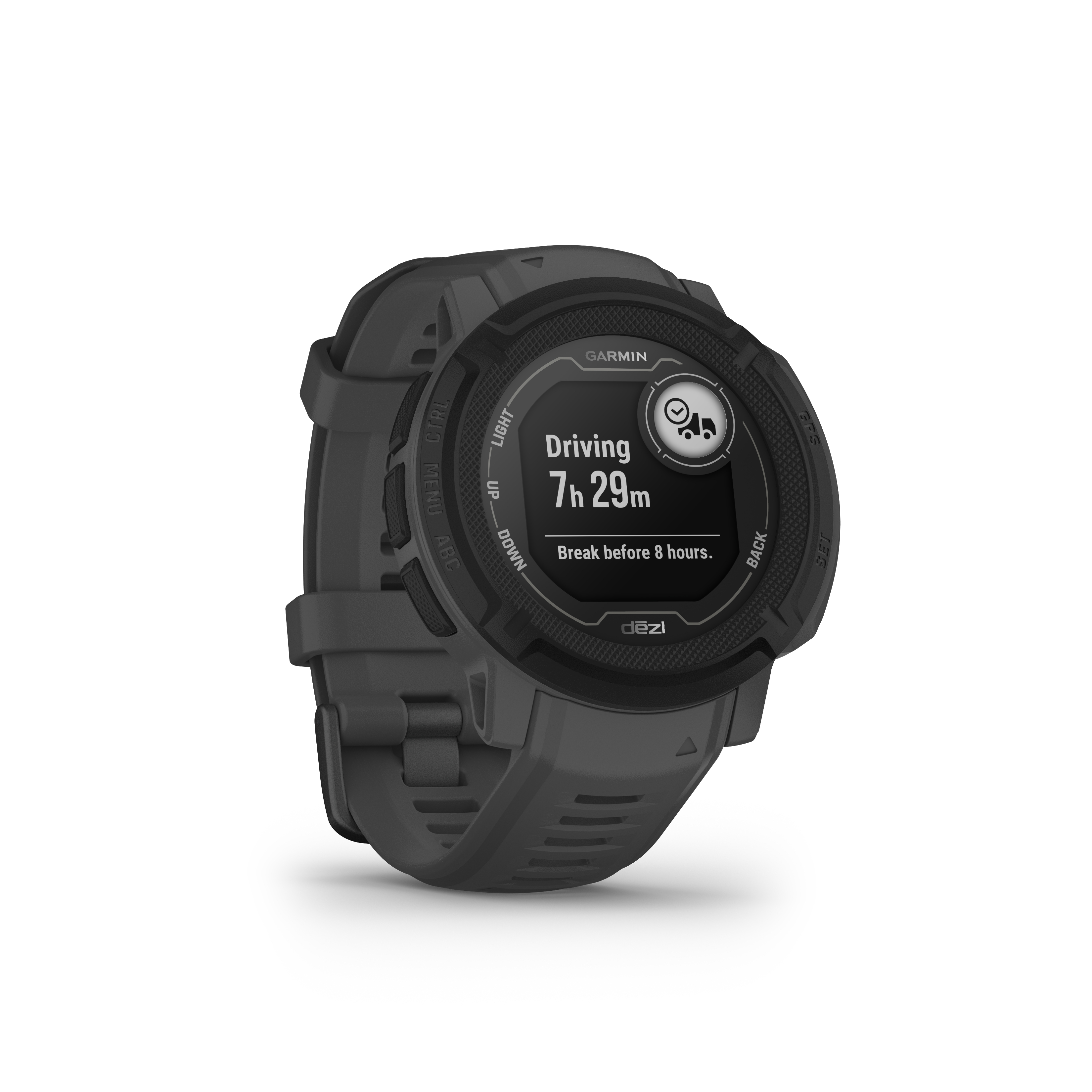 GARMIN Instinct 2 DEZL Edition Smartwatch Faserverstärktes Polymer Silikon, 135 - 230 mm, Schwarz