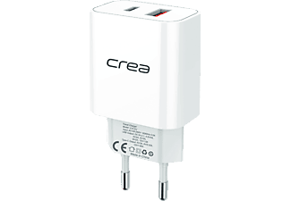 CREA GF-U15 PD Quick Charger 20W QC Usb Hızlı Şarj Adaptörü Beyaz