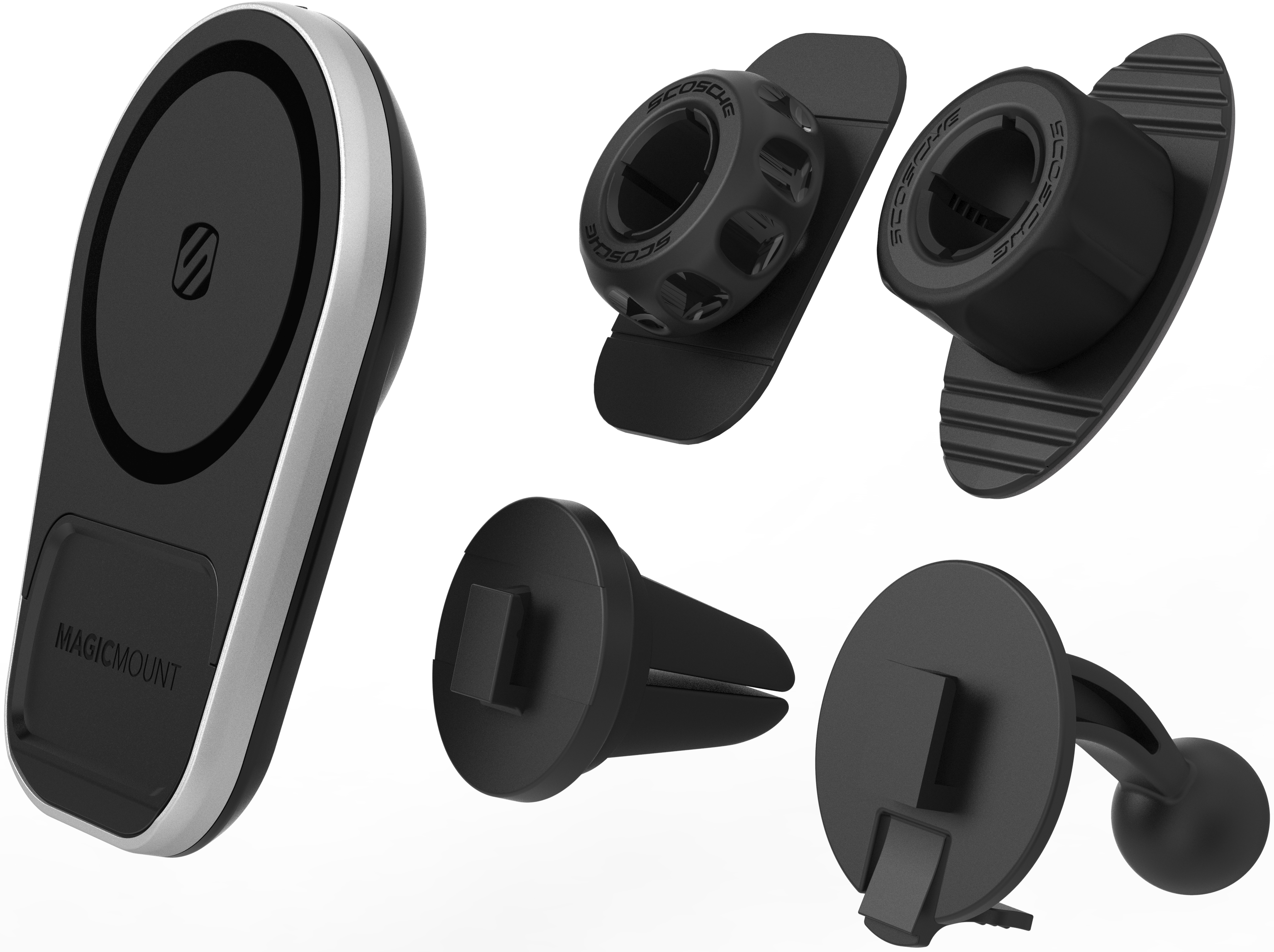 SCOSCHE magicMOUNT Pro Charge - Support magnétique (Noir)