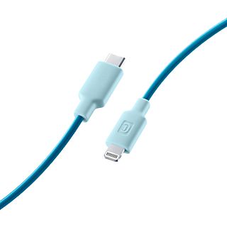 CELLULAR LINE Stylecolor - Câble USB-C vers Lightning (Bleu)