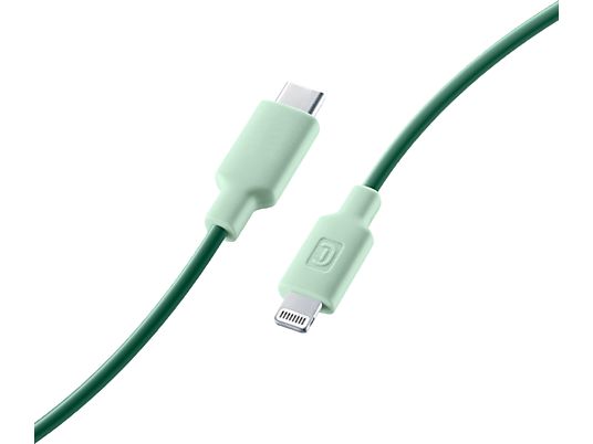 CELLULAR LINE Stylecolor - Câble USB-C vers Lightning (Vert)