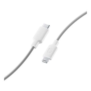 CELLULAR LINE Stylecolor - Câble USB-C vers Lightning (Blanc)