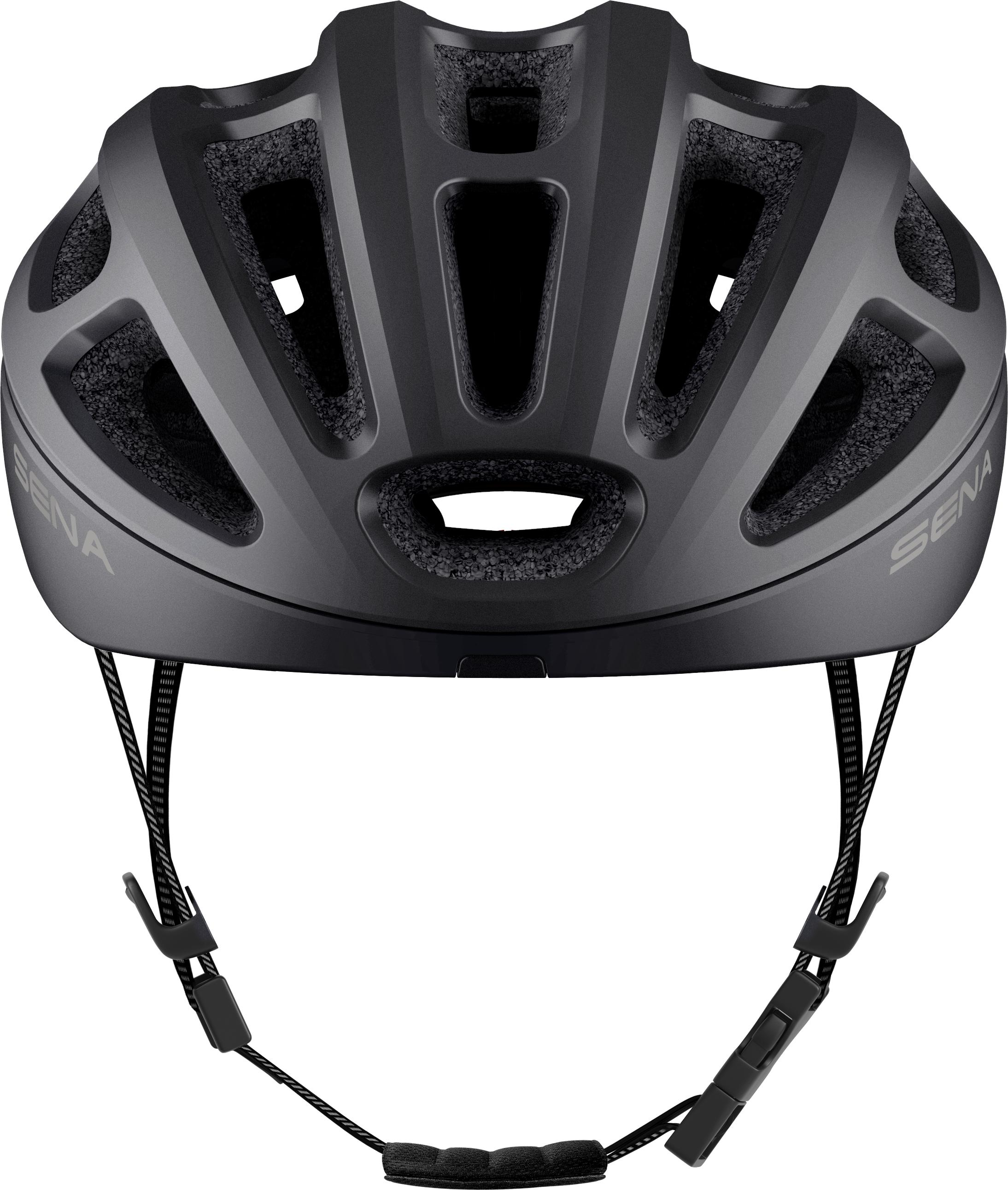 SENA Sena R1 EVO Fahrrad Smart Helm - Matt Black - Größe L (Fahrradhelm, Matt Black)