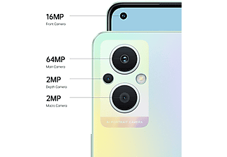 Móvil - OPPO Reno8 Lite 5G, Rainbow, 128 GB, 8 GB RAM, 6.43" FHD+ AMOLED, Qualcomm 695, 4500mAh, Android 11