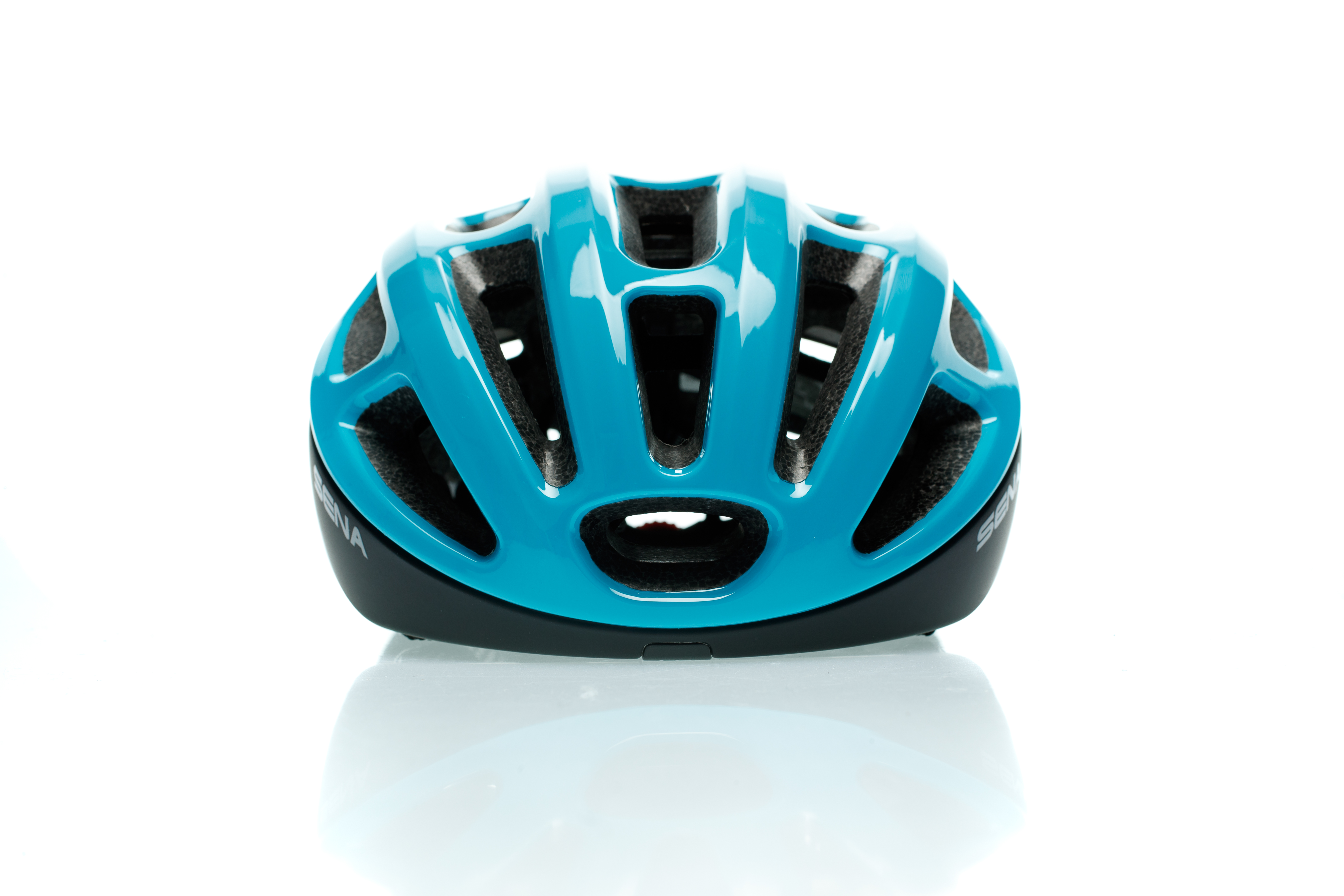SENA Sena R1 Fahrrad Smart Helm - Ice Blue - Größe M (Fahrradhelm, Ice Blue)