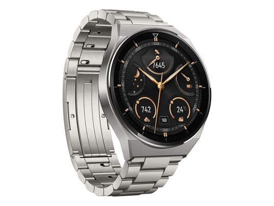 HUAWEI WATCH GT 3 Pro Titanium (46 mm) - Smartwatch (140 - 210 mm, Titano, Grigio titanio)