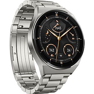 HUAWEI WATCH GT 3 Pro Titanium (46 mm) - Smartwatch (140 - 210 mm, Titane, Gris titane)