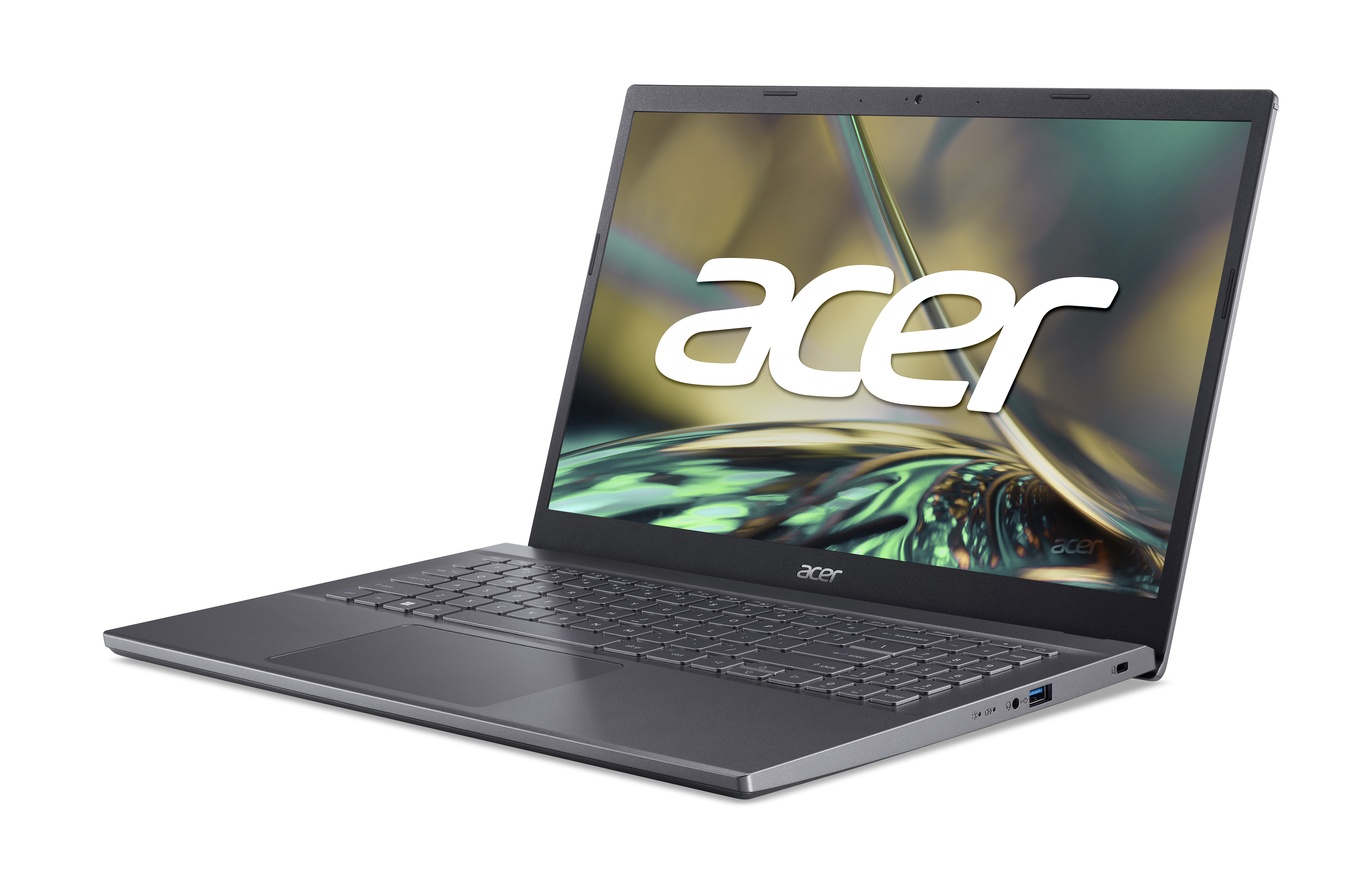 ACER Aspire 5 Display, Zoll Prozessor, Intel Notebook mit mit 15,6 Xe i7 RAM, Core™ TB Steel (A515-57-7757) Intel® Graphics, 16 1 GB SSD, Tastaturbeleuchtung, Iris Gray