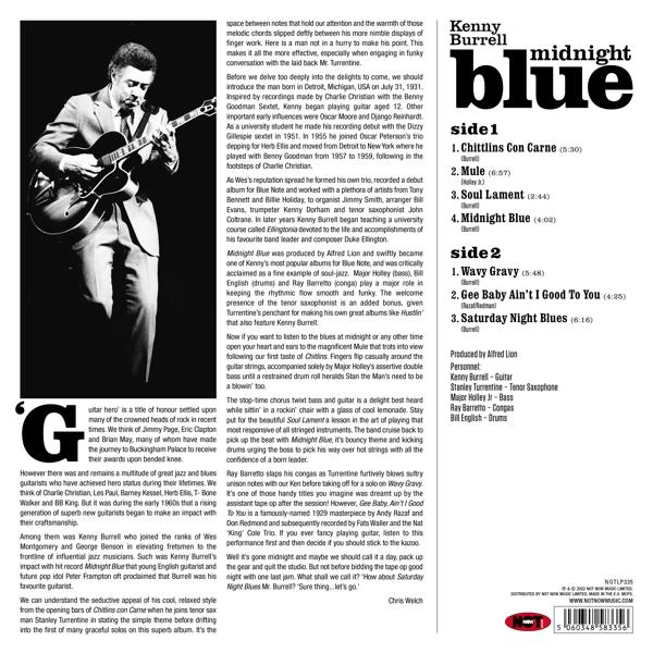 Kenny Burrell - Midnight Blue  - (Vinyl)